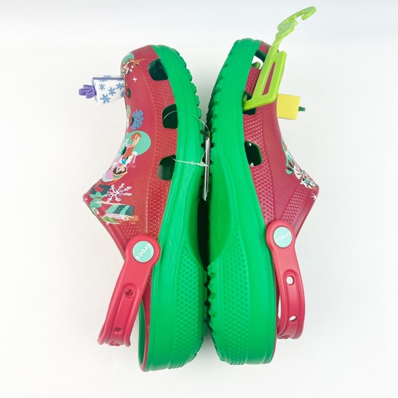 NEW Disney Parks Christmas Crocs Holiday Presents Mickey Friends 3D Clogs M7/W9 - Picture 5 of 9